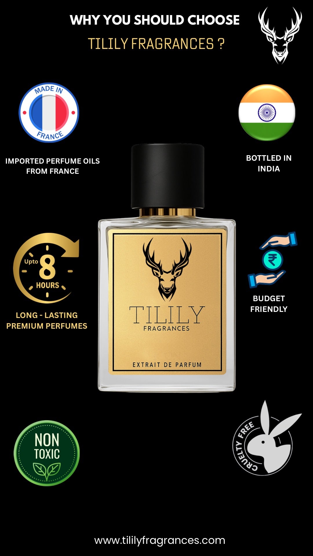 TILILY Astro Series – Earth Luxe Perfume For Taurus                           (50 ML)