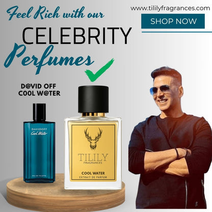 “Aksh@y Kumar’s Choice – C00l W@ter TILILY’s Inspired Perfume | Extrait de Parfum”