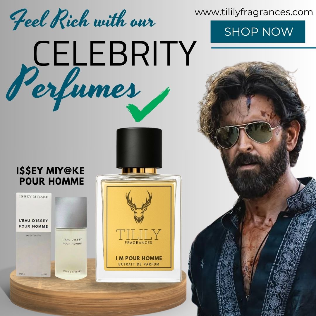 “Hr!th!k R0shan’s Choice – I$$ey Miy@ke P0ur H0mme TILILY’s Inspired Perfume | Extrait de Parfum”