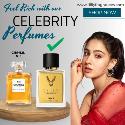 “Sara Ali Khan’s Choice – Ch@n3l N°5 TILILY’s Inspired Perfume | Extrait de Parfum”